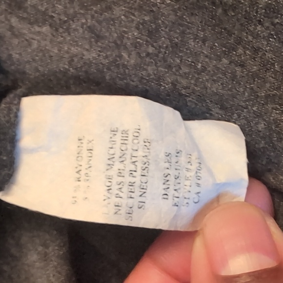 Lapis| Charcoal Grey Strapless Dress With Waistline Floral Detail - Picture 12 of 12